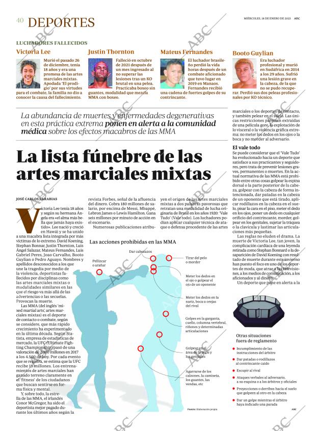 ABC MADRID 18-01-2023 página 40