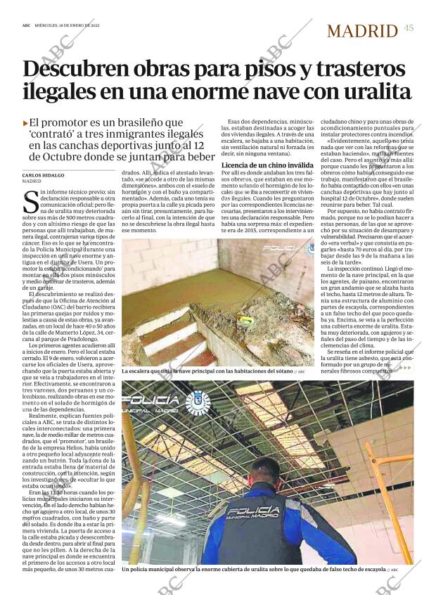 ABC MADRID 18-01-2023 página 45