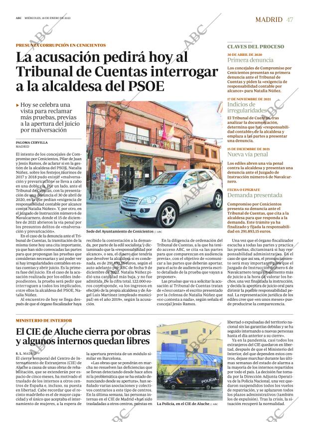 ABC MADRID 18-01-2023 página 47
