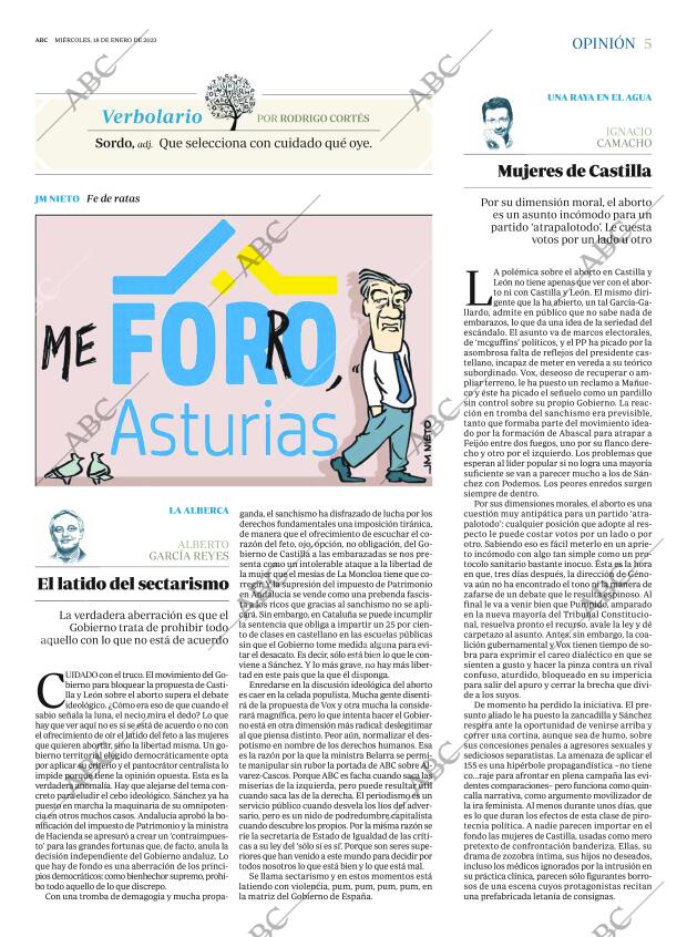 ABC MADRID 18-01-2023 página 5
