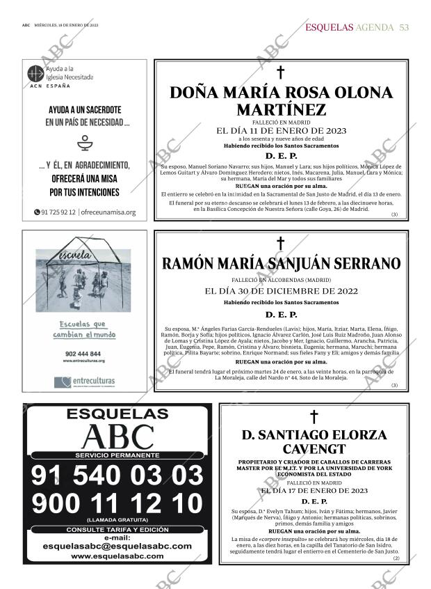 ABC MADRID 18-01-2023 página 53