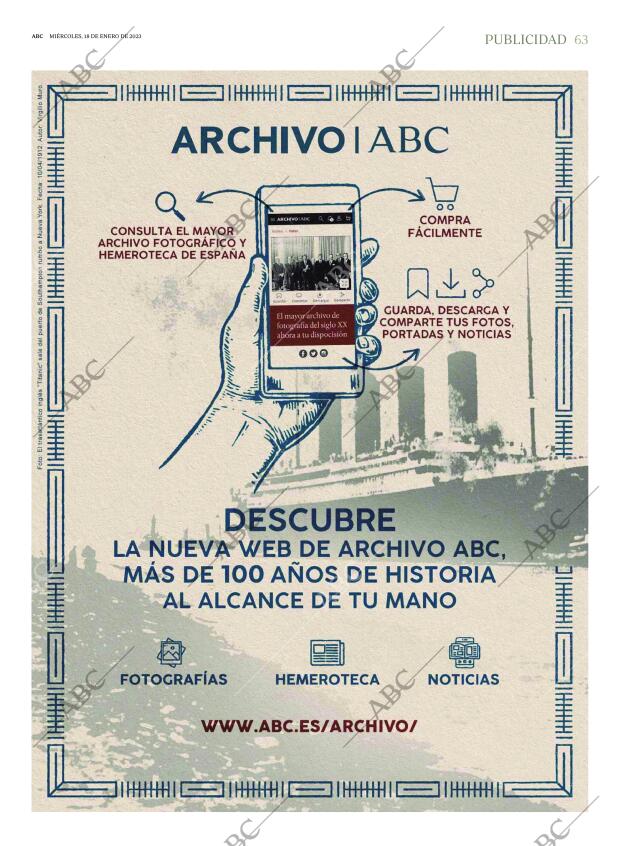 ABC MADRID 18-01-2023 página 63