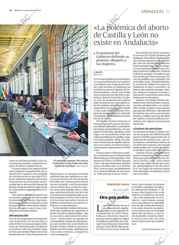 ABC SEVILLA 18-01-2023 página 25