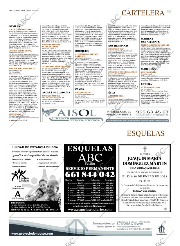 ABC SEVILLA 19-01-2023 página 55