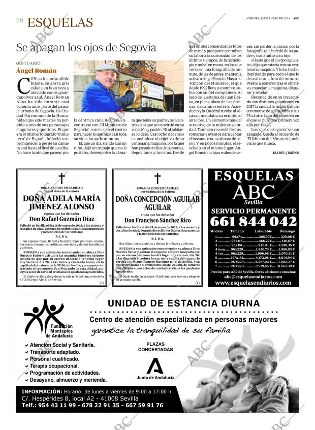 ABC SEVILLA 20-01-2023 página 58