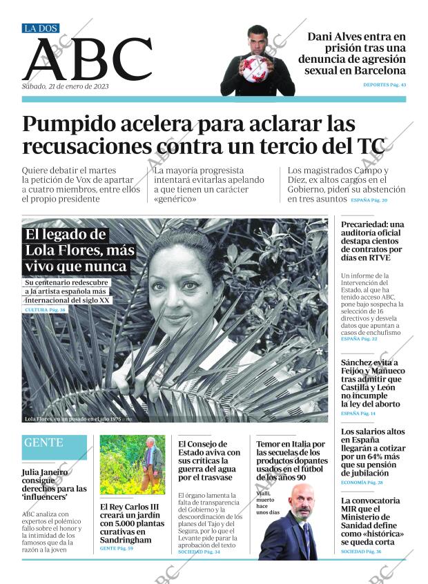 ABC MADRID 21-01-2023 página 2