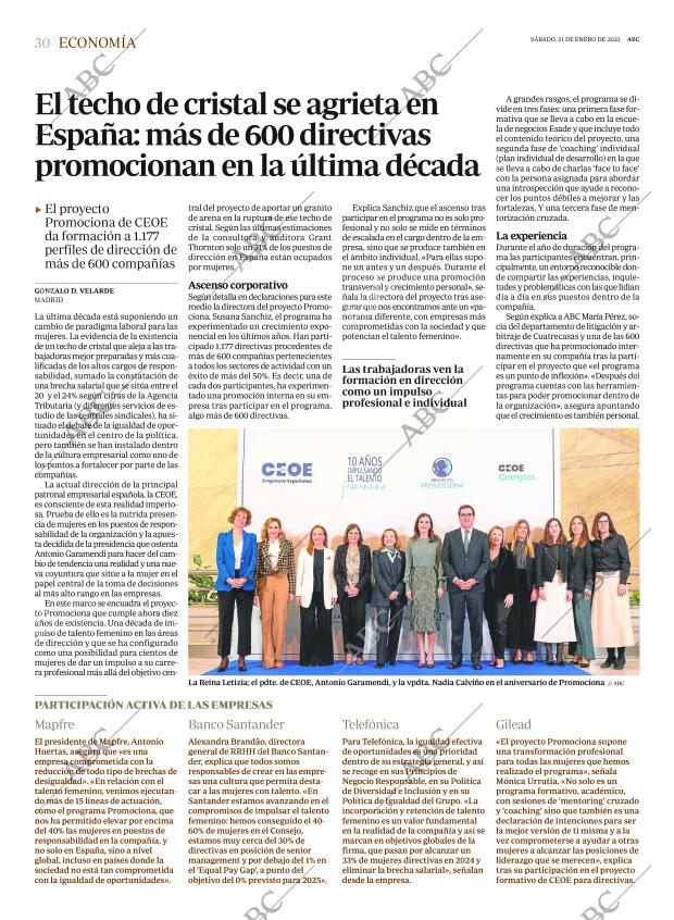 ABC MADRID 21-01-2023 página 30