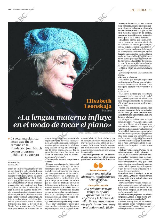 ABC MADRID 21-01-2023 página 41