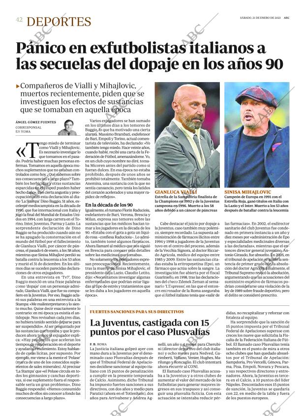 ABC MADRID 21-01-2023 página 42