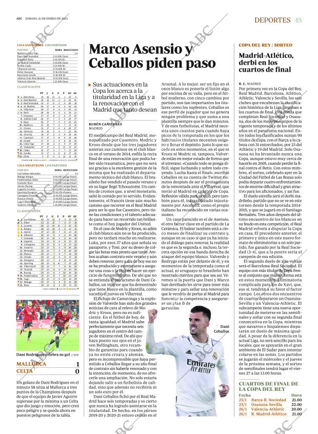 ABC MADRID 21-01-2023 página 45