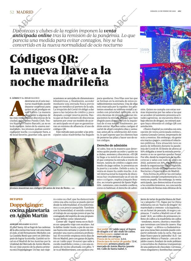 ABC MADRID 21-01-2023 página 52