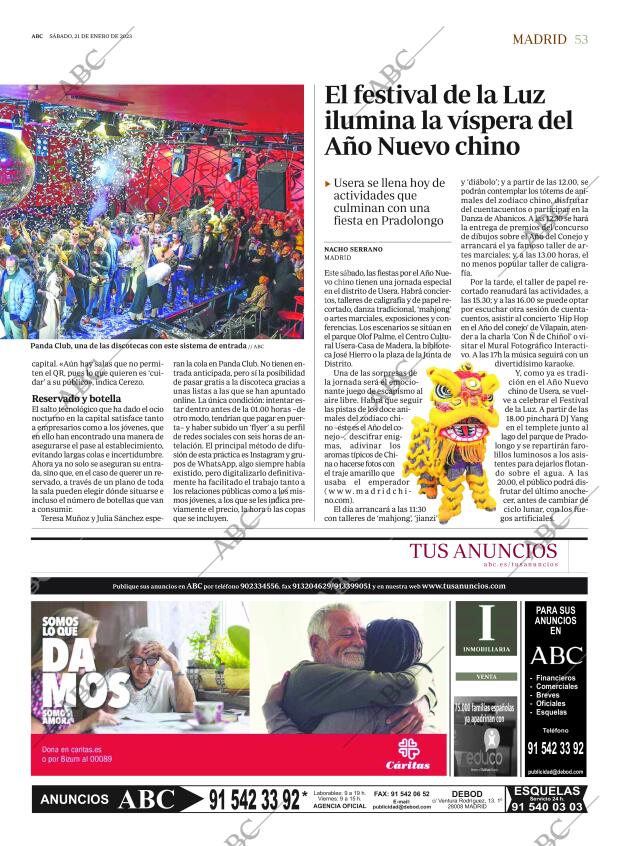 ABC MADRID 21-01-2023 página 53