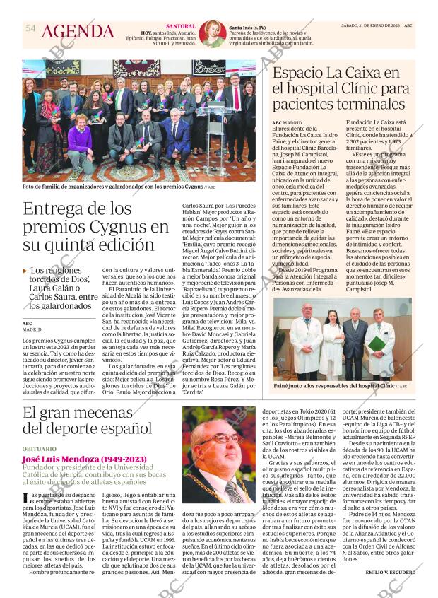 ABC MADRID 21-01-2023 página 54