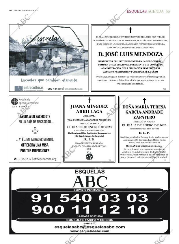 ABC MADRID 21-01-2023 página 55