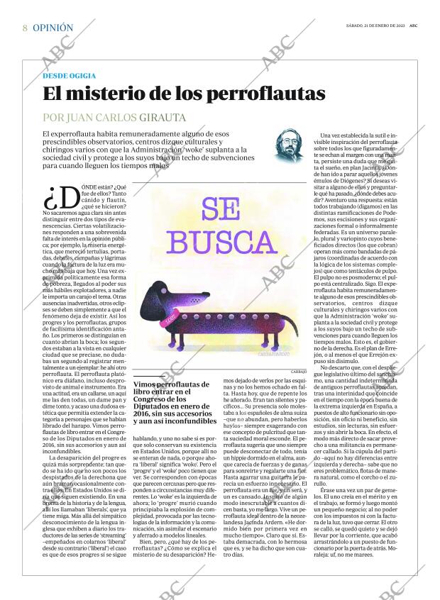 ABC MADRID 21-01-2023 página 8