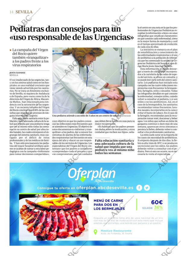 ABC SEVILLA 21-01-2023 página 14