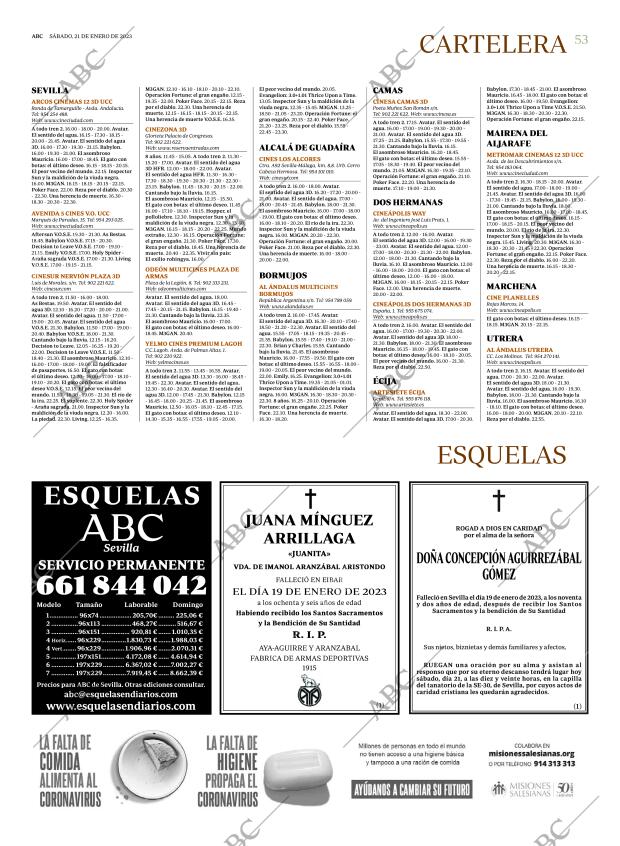 ABC SEVILLA 21-01-2023 página 53
