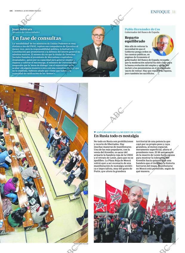 ABC MADRID 22-01-2023 página 11
