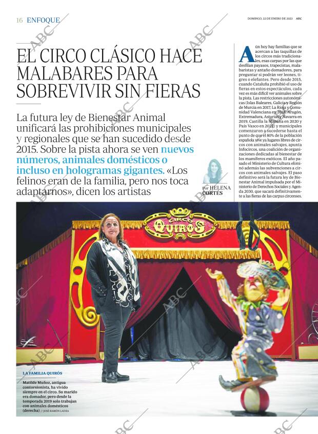 ABC MADRID 22-01-2023 página 16