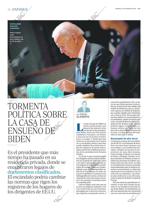 ABC MADRID 22-01-2023 página 18