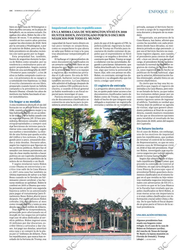 ABC MADRID 22-01-2023 página 19