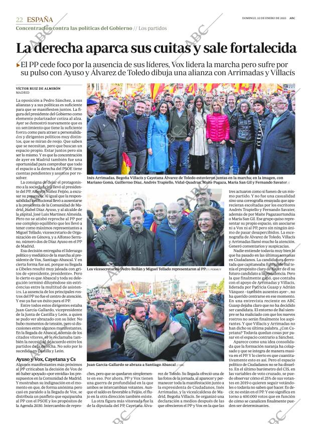 ABC MADRID 22-01-2023 página 22