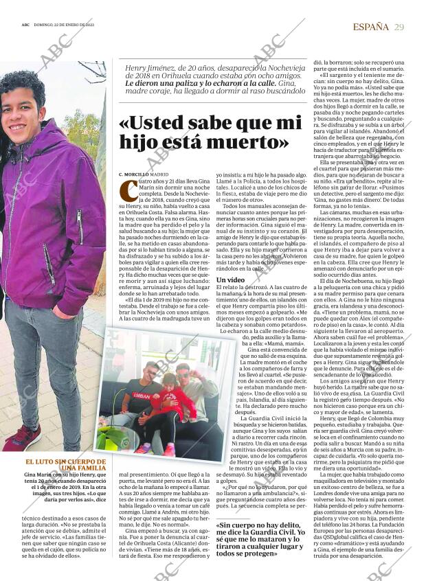 ABC MADRID 22-01-2023 página 29