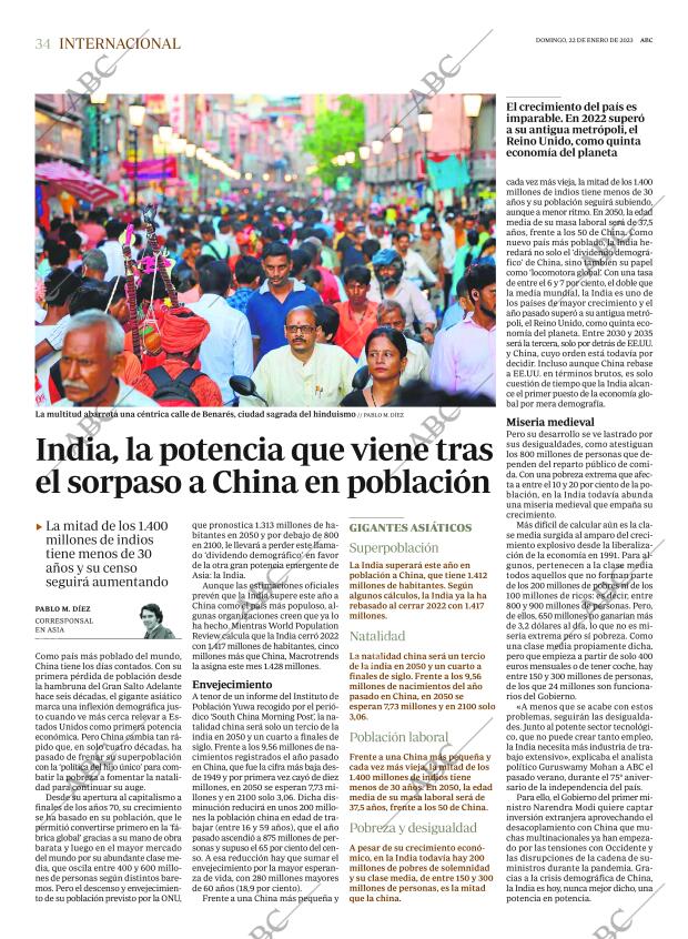 ABC MADRID 22-01-2023 página 34