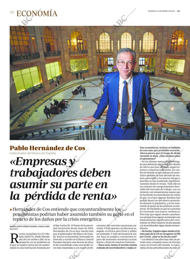 ABC MADRID 22-01-2023 página 36