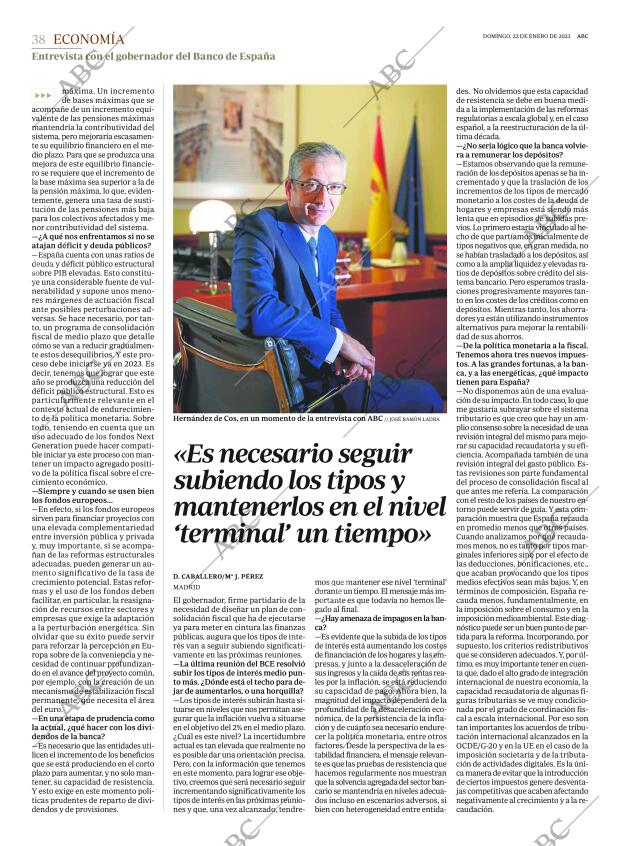 ABC MADRID 22-01-2023 página 38