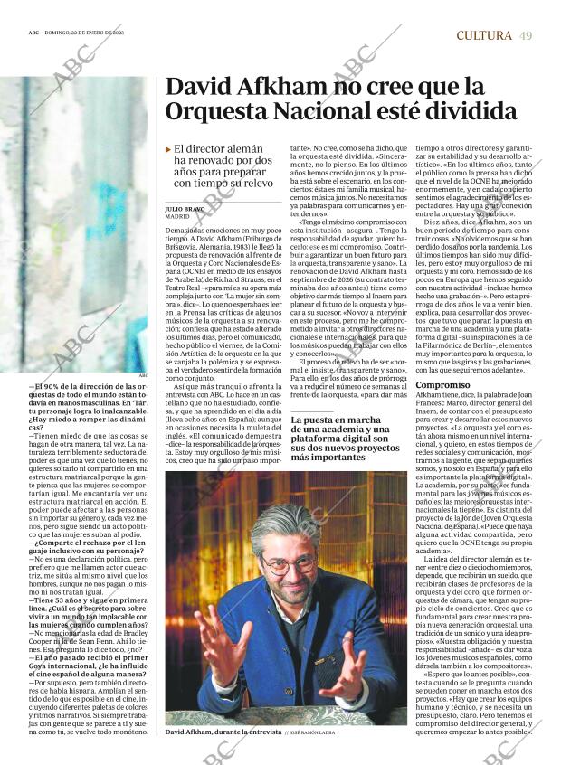 ABC MADRID 22-01-2023 página 49