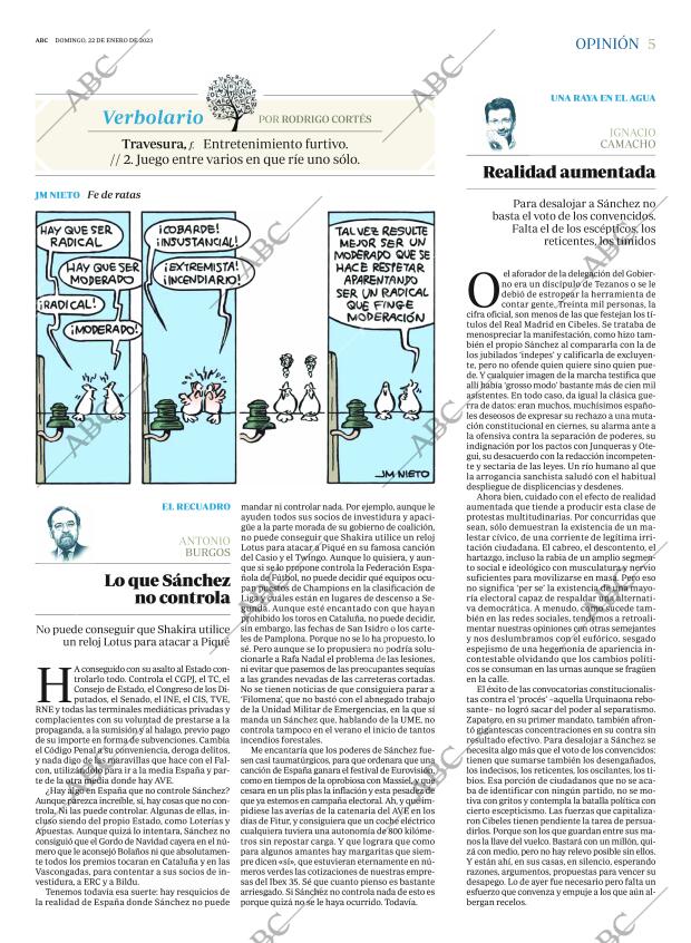 ABC MADRID 22-01-2023 página 5