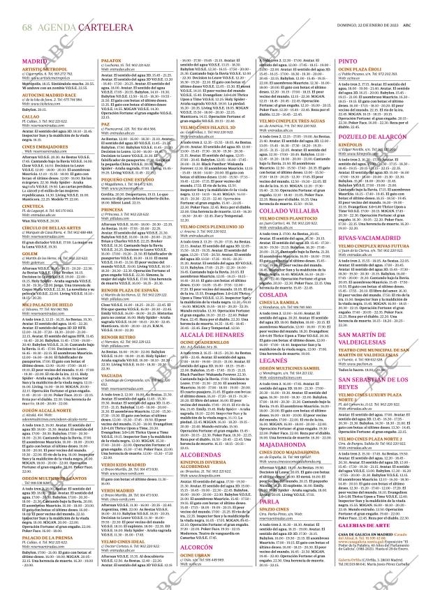 ABC MADRID 22-01-2023 página 68