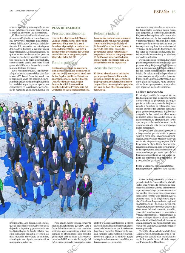 ABC MADRID 23-01-2023 página 15