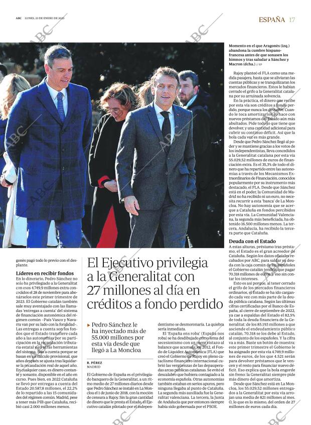ABC MADRID 23-01-2023 página 17