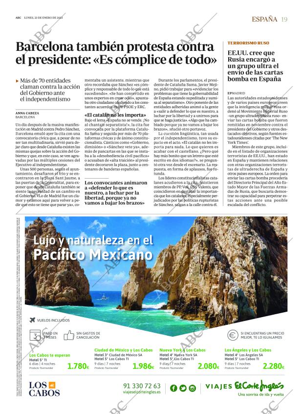 ABC MADRID 23-01-2023 página 19