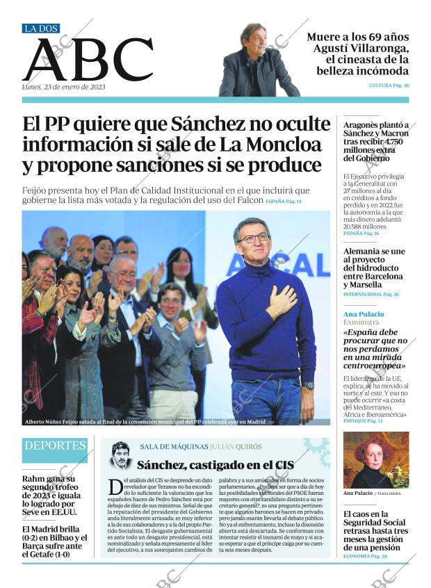 ABC MADRID 23-01-2023 página 2