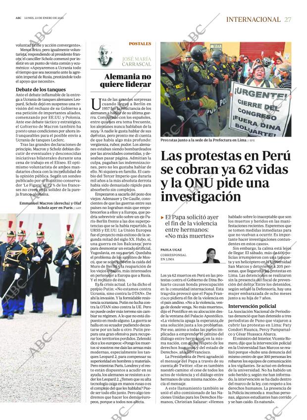 ABC MADRID 23-01-2023 página 27