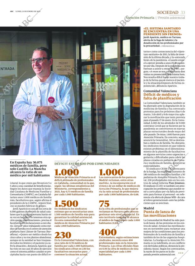 ABC MADRID 23-01-2023 página 33