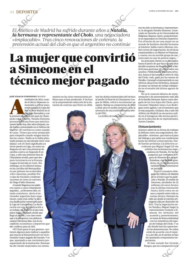 ABC MADRID 23-01-2023 página 44