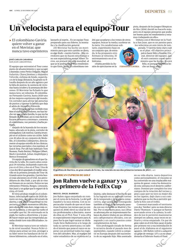 ABC MADRID 23-01-2023 página 49