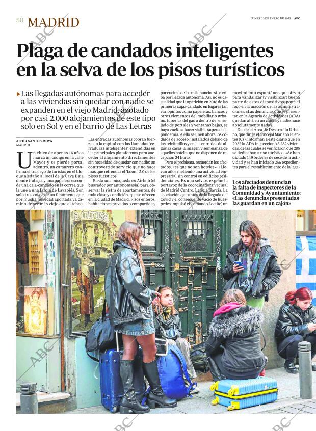 ABC MADRID 23-01-2023 página 50