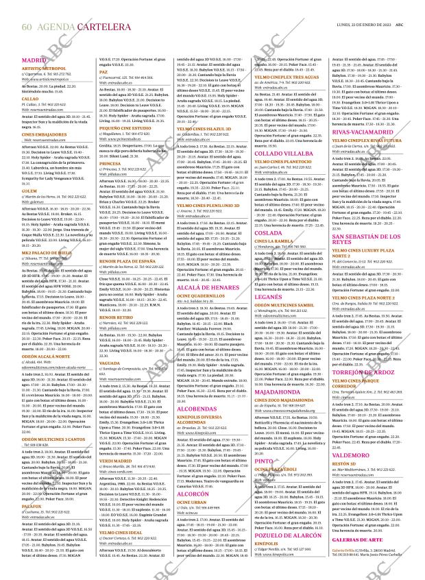 ABC MADRID 23-01-2023 página 60