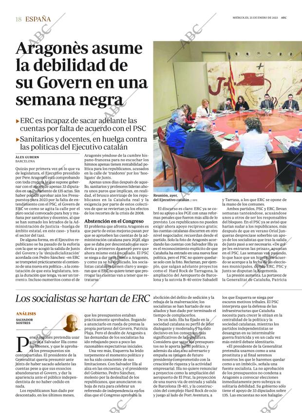 ABC MADRID 25-01-2023 página 18