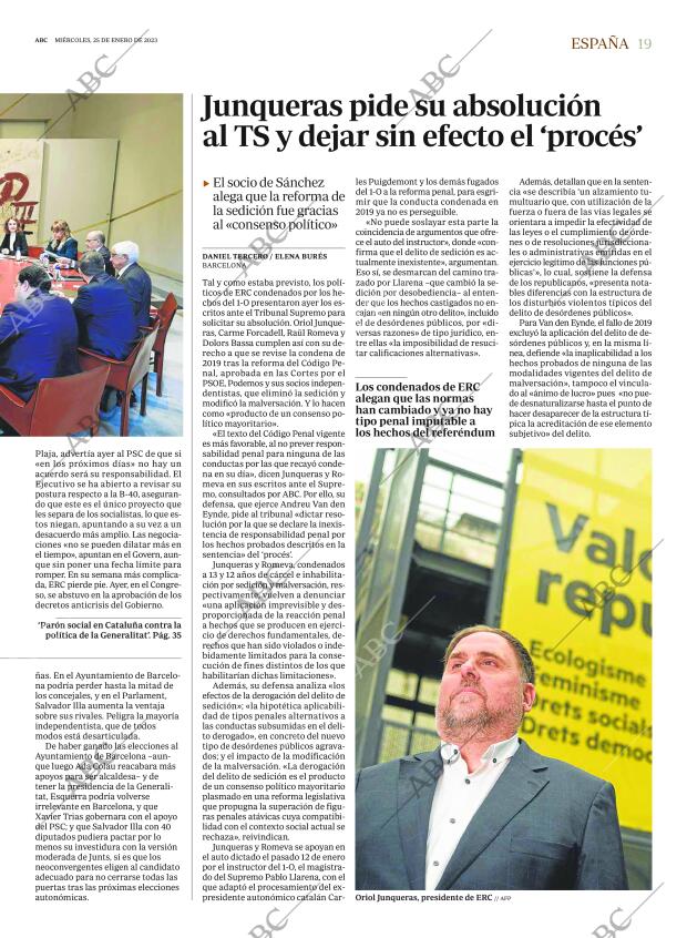 ABC MADRID 25-01-2023 página 19