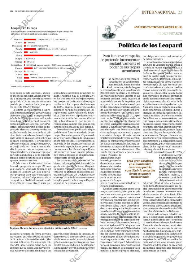 ABC MADRID 25-01-2023 página 23