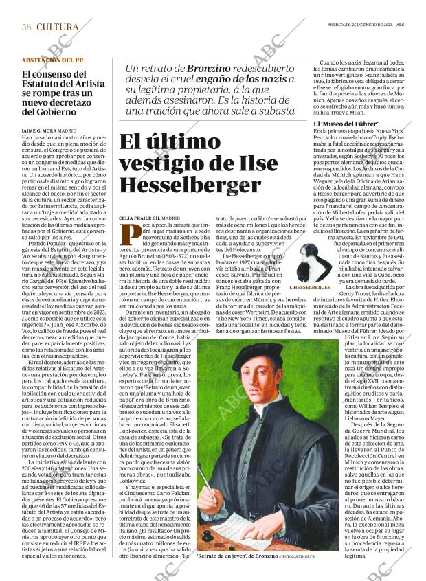 ABC MADRID 25-01-2023 página 38