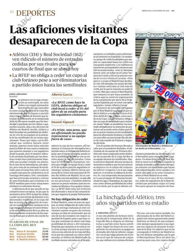 ABC MADRID 25-01-2023 página 40