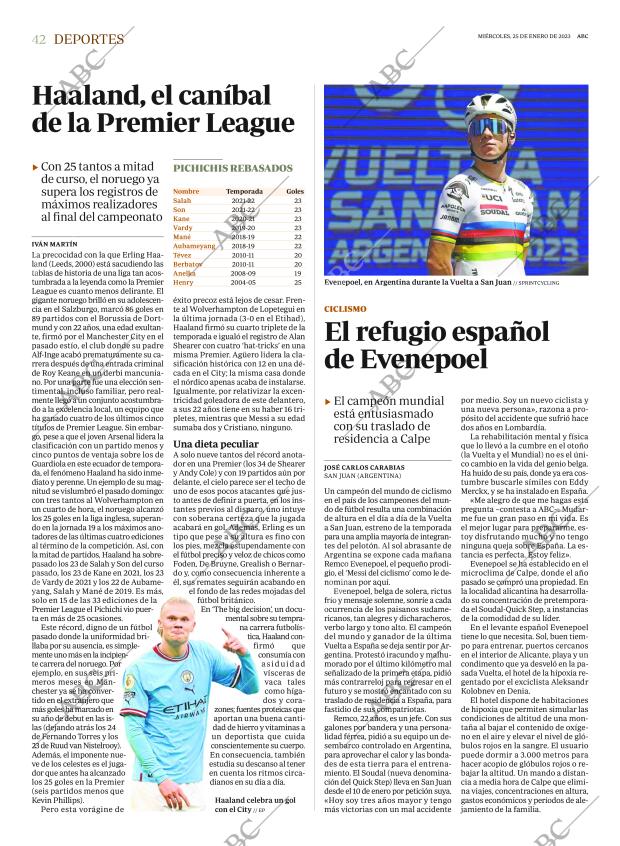 ABC MADRID 25-01-2023 página 42