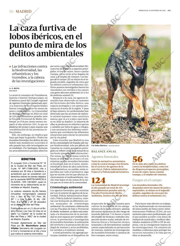 ABC MADRID 25-01-2023 página 50